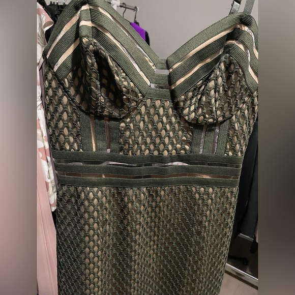 Khaki Mini Dress - Picture 3 of 5